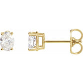 14K Yellow Gold 1/5 CTW Natural Diamond Earrings