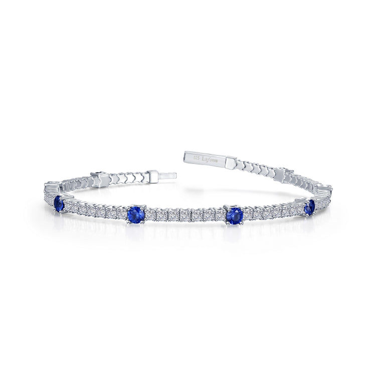 3.25 CTW Station Flexible Tennis Bracelet
