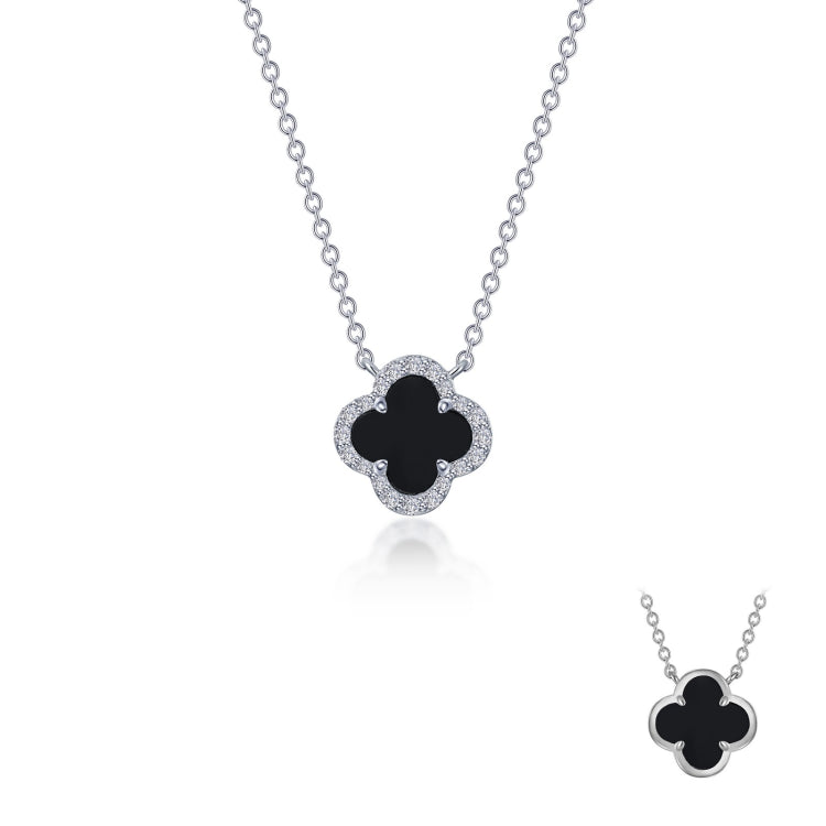 0.49 CTW Halo Necklace