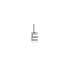 Letter E Charm Pendant