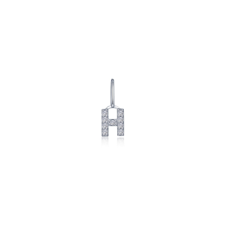 Letter H Charm Pendant