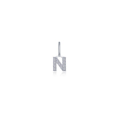 Letter N Charm Pendant