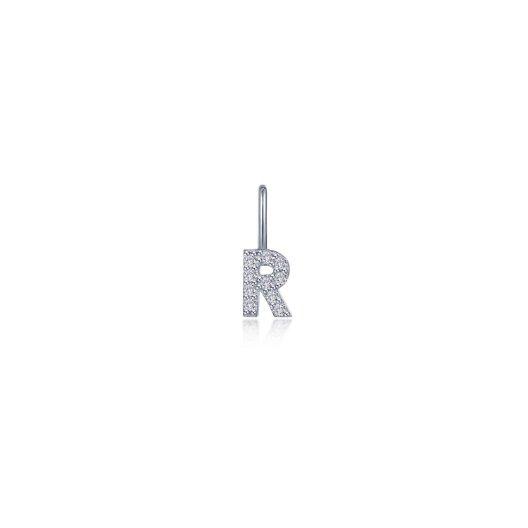 Letter R Charm Pendant