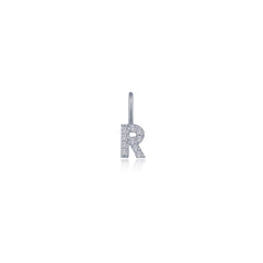 Letter R Charm Pendant