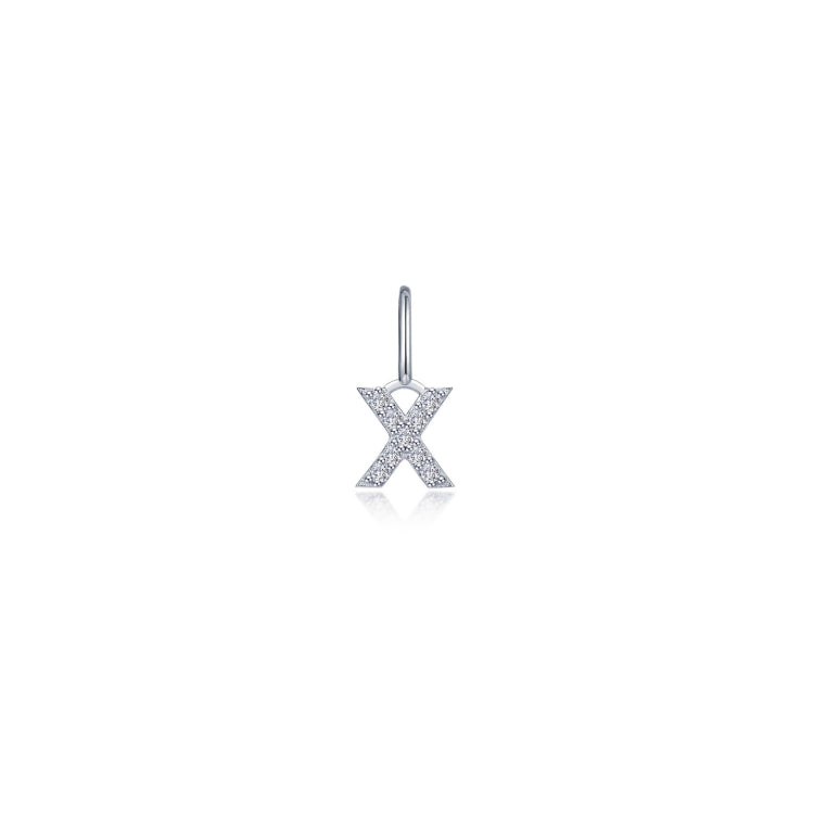 Letter x Charm Pendant