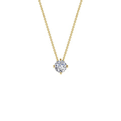 0.65 CTW Solitaire Necklace