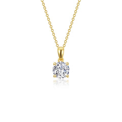 1 CTW 4-Prong Solitaire Necklace