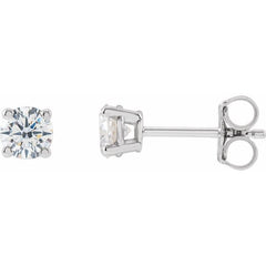 14K White Gold 1/4 CTW Lab-Grown Diamond  Earring