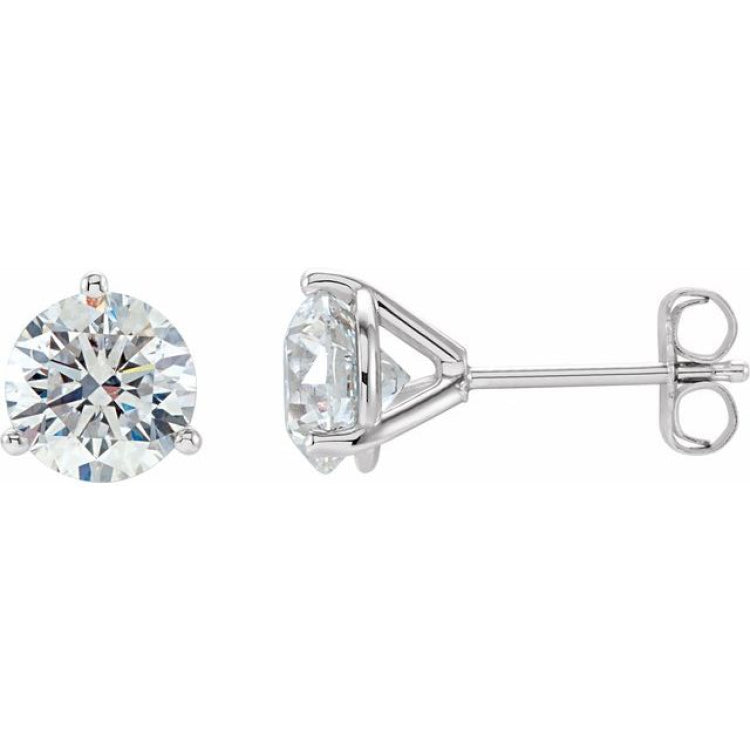 14K White Gold 1/3 CTW Natural Diamond Stud Earrings