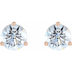 14K Rose Gold 1/2 CTW Lab-Grown Diamond Stud Earrings