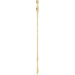 14K Yellow Gold Natural Mozambique Garnet Bezel-Set 3-Stone 6 1/2-7 1/2" Bracelet