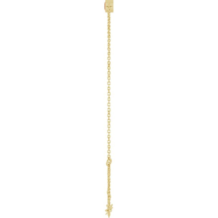14K Yellow Gold Natural Citrine 6 1/2-7 1/2" Bracelet