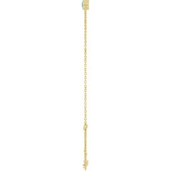14K Yellow Gold Natural Aquamarine 6 1/2-7 1/2" Bracelet