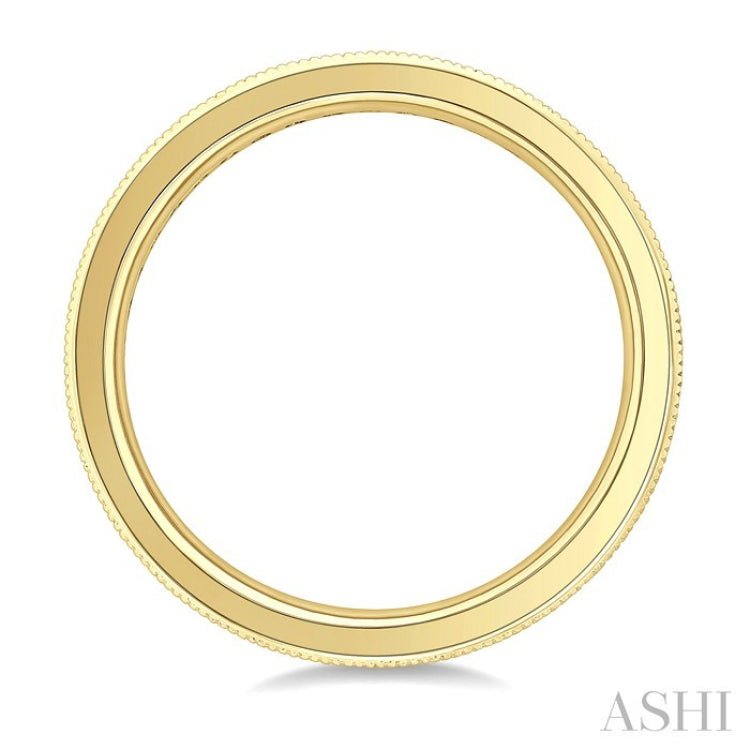 1/2 Ctw Round Cut Diamond Eternity Band in 14K Yellow Gold