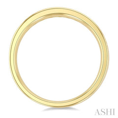 1/2 Ctw 11-Stone Princess Cut Diamond Wedding Band in 14K Yellow Gold