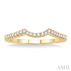 1/8 Ctw Diamond Matching Wedding Band in 14K Yellow Gold