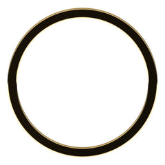 14K Yellow Gold 1 mm Flat Band Size 6
