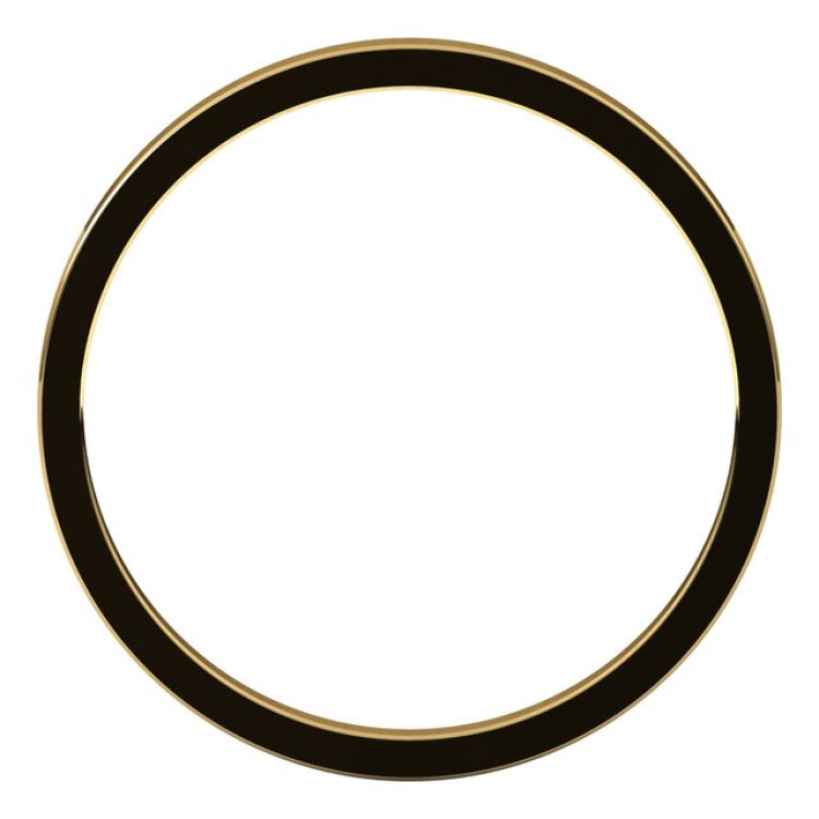 10K Yellow Gold 1.5 mm Flat Band Size 10