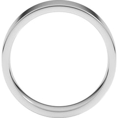 Sterling Silver 6 mm Lightweight Comfort-Fit Flat Band Size 11