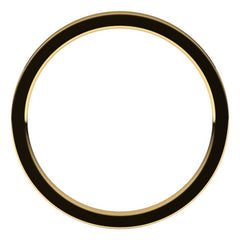 14K Yellow Gold 1.5 mm Flat Comfort Fit Light Band Size 4.5