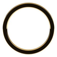 14K Yellow Gold 2 mm Comfort-Fit Flat Band Size 5.5