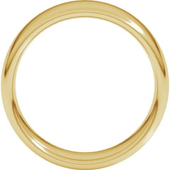 10K Yellow Gold 7 mm Comfort-Fit European-Style Band Size 10