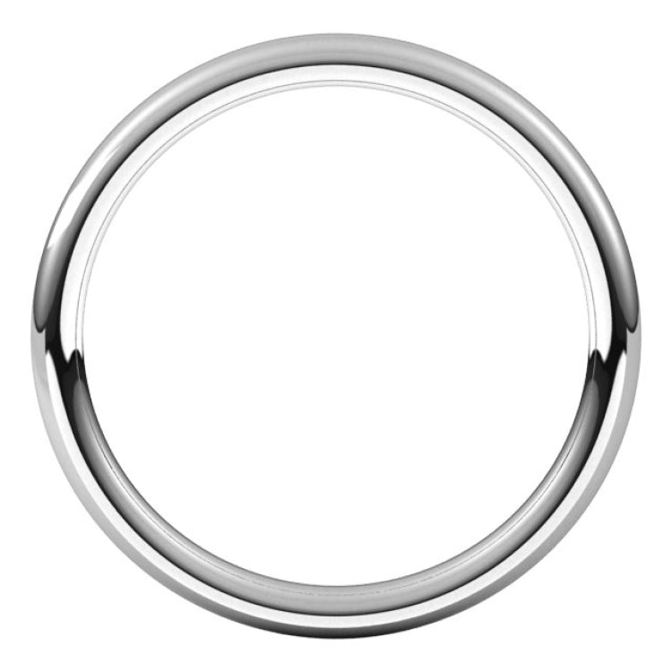 Platinum 2 mm Comfort-Fit European-Style Band Size 4.5