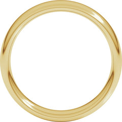 14K Yellow Gold 5 mm Comfort-Fit European-Style Band Size 8