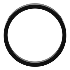14K White Gold 3.5 mm Flat Band Size 7