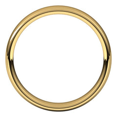 14K Yellow Gold 4.5 mm Comfort-Fit European-Style Band Size 7.5