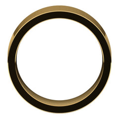 14K Yellow Gold 8 mm Comfort-Fit Flat Band Size 8