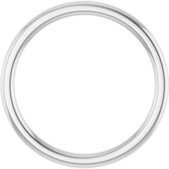14K White Gold 1.5 mm Comfort-Fit European-Style Band Size 6