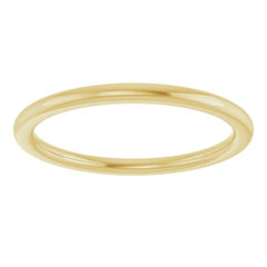 10K Yellow Gold 1.5 mm Comfort-Fit European-Style Band Size 7