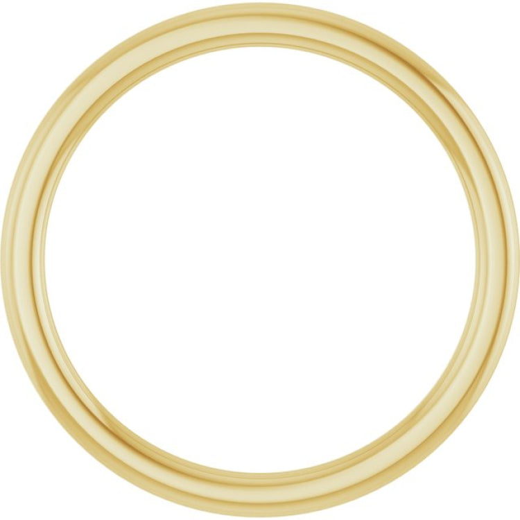 14K Yellow Gold 1.5 mm Comfort-Fit European-Style Band Size 7