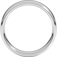 Sterling Silver 5.5 mm Comfort-Fit European-Style Band Size 12.5