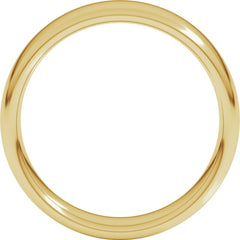 14K Yellow Gold 5.5 mm Comfort-Fit European-Style Band Size 7.5