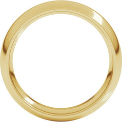 10K Yellow Gold 5.5 mm Comfort-Fit Half Round Band Size 5.5