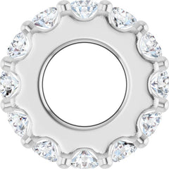 14K White Gold 1/3 CTW Lab-Grown Diamond Spacer Charm/Pendant