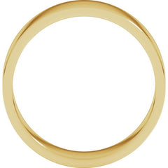 10K Yellow Gold 6 mm Flat Band Size 6