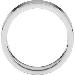 Palladium 6 mm Comfort-Fit Flat Band Size 9.5