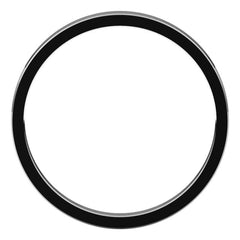 18K White Gold 2 mm Flat Band Size 8