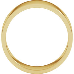 10K Yellow Gold 7 mm Flat Band Size 11