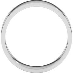 Sterling Silver 5 mm Flat Band Size 5.5