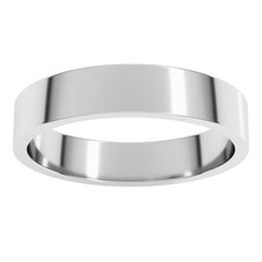 Sterling Silver 4 mm Flat Band Size 7