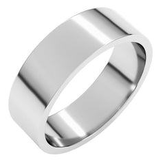 Sterling Silver 6 mm Flat Band Size 7