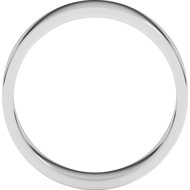 Sterling Silver 5 mm Flat Band Size 7.5