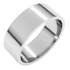 Sterling Silver 7 mm Flat Band Size 10