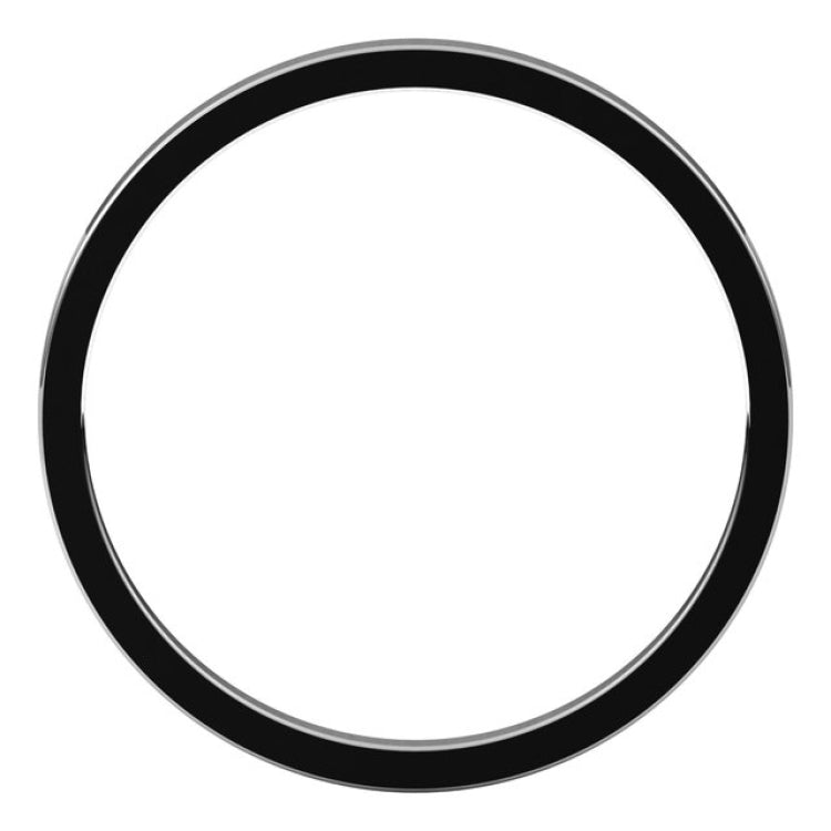 14K White Gold 1.5 mm Flat Band Size 5.5