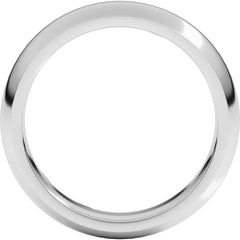 Continuum Sterling Silver 5 mm Comfort-Fit Half Round Band Size 10