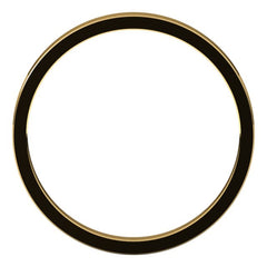14K Yellow Gold 2 mm Flat Band Size 9.5